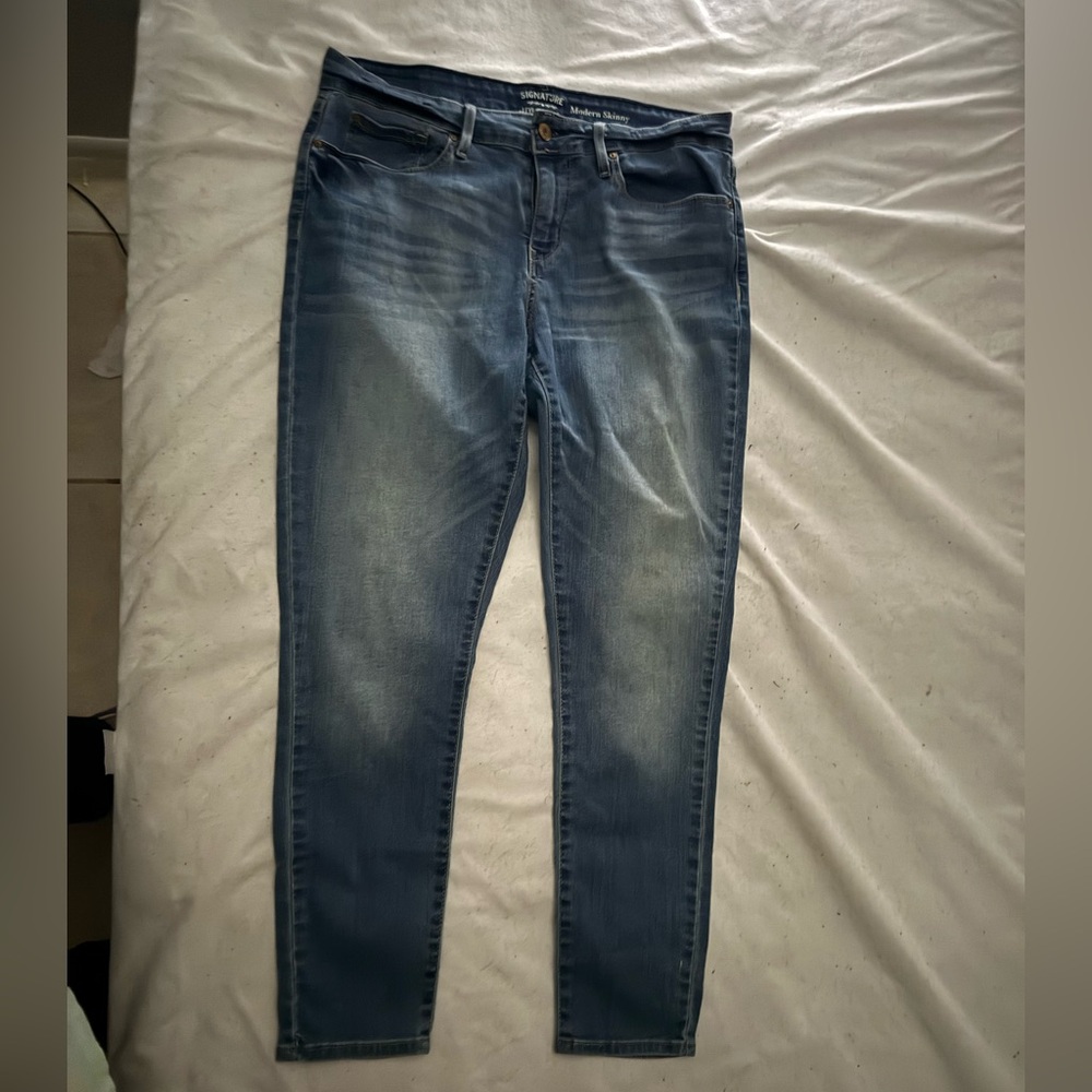 Signature by Levi Strauss Light Blue Skinny Jeans